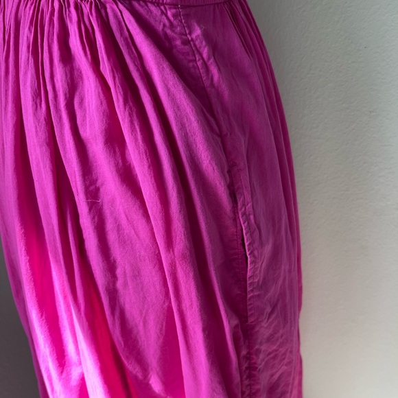 NWT Abercrombie & Fitch Tank Tie-Front Maxi Dress in Pink - Picture 9 of 12